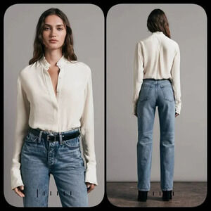 Rag & Bone JordaN long Sleeve Top Size M